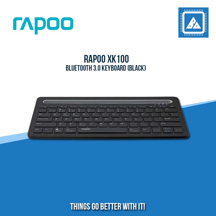 RAPOO XK100 BLUETOOTH 3.0 KEYBOARD (BLACK) RAPOO XK100 BLUETOOTH 3.0 KEYBOARD (BLACK)